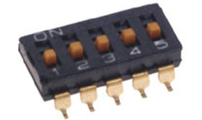 Omron A6S-6101-H, 6 Way Surface Mount DIP Switch 6P