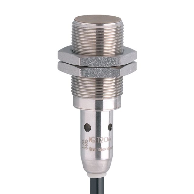 ifm IGT207, Inductive Threaded Barrel Proximity Sensor, M18, 8 mm Detection, PNP NO, 10 → 36 V dc