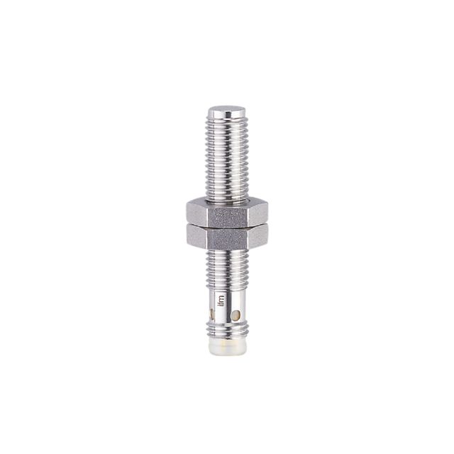 ifm IEC211, Inductive Threaded Barrel Proximity Sensor, M8, 3 mm Detection, PNP NO, 10 → 30 V dc