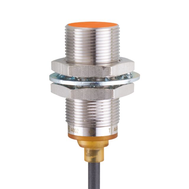 ifm IGS721, Inductive Threaded Barrel Proximity Sensor, M18, 8 mm Detection, PNP/NPN NO, 10 → 30 V dc