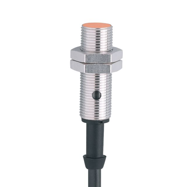 ifm IF5200, Inductive Threaded Barrel Proximity Sensor, M12, 2 mm Detection, NPN NO, 10 → 36 V dc