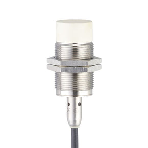 ifm IIM211, Inductive Threaded Barrel Proximity Sensor, M30, 22 mm Detection, PNP NO, 10 → 60 V dc