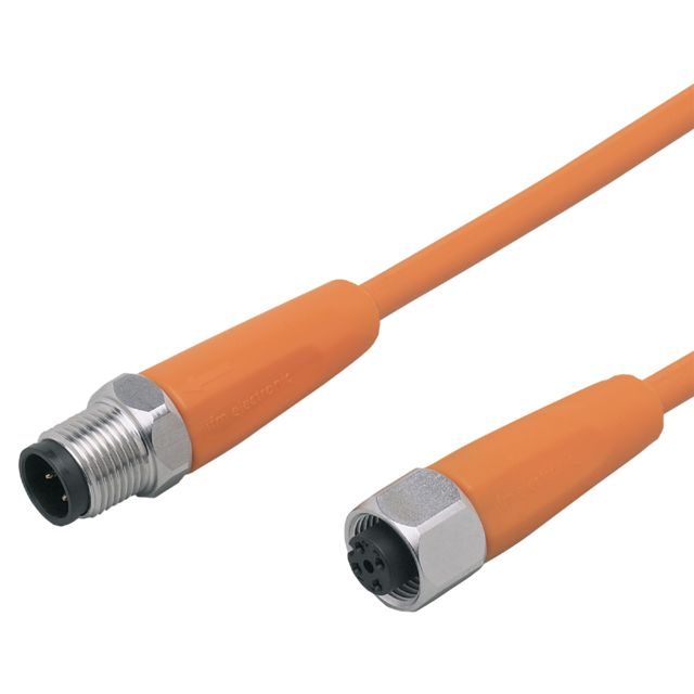 ifm EVT109, Straight Male 1 way M12 to Straight Female 1 way M12 Sensor Actuator Cable, 15m