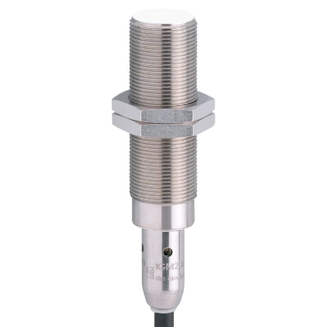 ifm IGM206, Inductive Threaded Barrel Proximity Sensor, M18, 8 mm Detection, PNP NO, 10 → 60 V dc