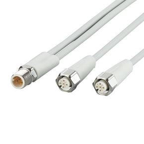 ifm EVF330, Straight Male 5 way M12 to Straight Female 5 way M12 Communication Cable, 2m