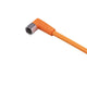 ifm EVT141, Right Angle Female 1 way M8 to Unterminated Sensor Actuator Cable, 25m
