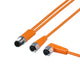 ifm EVT606, Straight Male 1 way M12 to Right Angle Female 2 way M12 Sensor Actuator Cable, 2m
