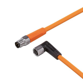 ifm EVT157, Straight Male 1 way M8 to Right Angle Female 1 way M8 Sensor Actuator Cable, 2m