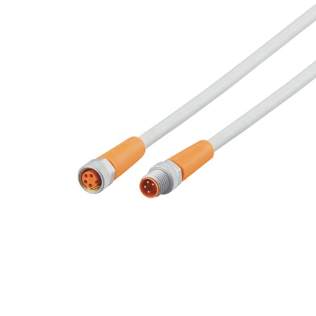 ifm EVW103, Straight Male 1 way M8 to Straight Female 1 way M8 Sensor Actuator Cable, 600mm