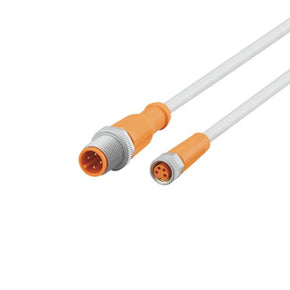 ifm EVW089, Straight Male 1 way M12 to Straight Female 1 way M8 Sensor Actuator Cable, 3m