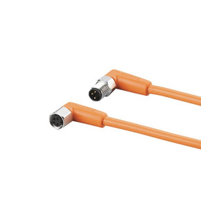 ifm EVT213, Right Angle Male 1 way M8 to Right Angle Female 1 way M8 Sensor Actuator Cable, 2m