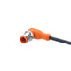 ifm EVM088, Right Angle Male 1 way M12 to Unterminated Sensor Actuator Cable, 5m