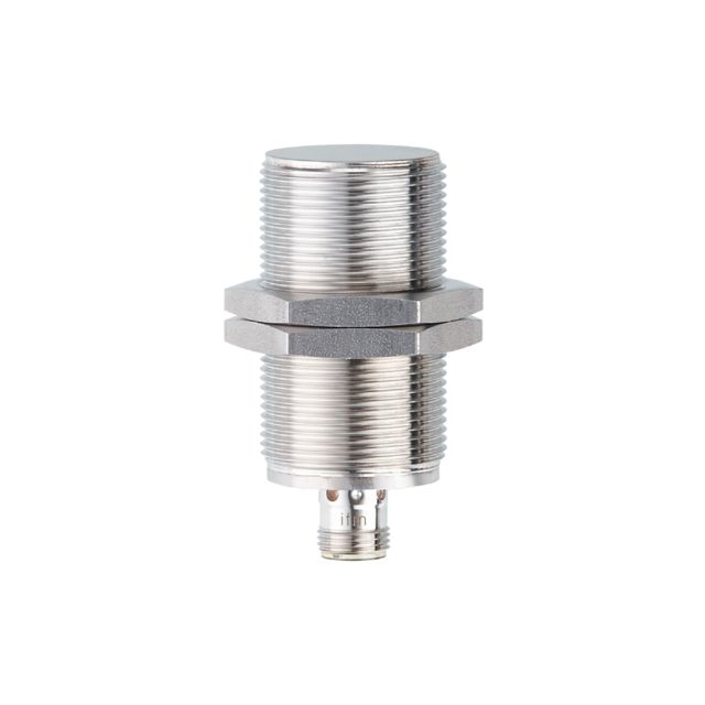 ifm II504A, Inductive Threaded Barrel Proximity Sensor, M30, 10 mm Detection, PNP NO, 10 → 30 V dc