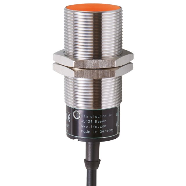 ifm II5676, Inductive Threaded Barrel Proximity Sensor, M30, 10 mm Detection, PNP NO+NC, 10 → 36 V dc