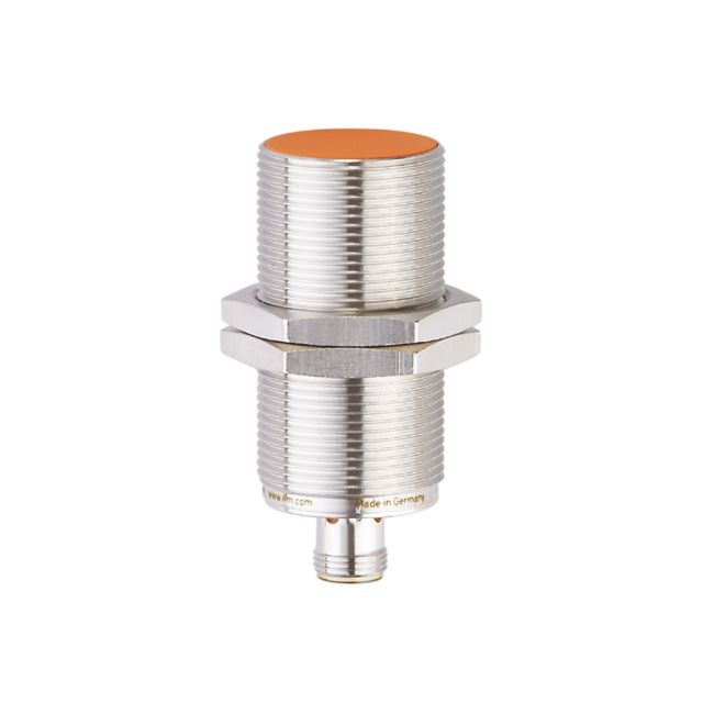 ifm II5842, Inductive Threaded Barrel Proximity Sensor, M30, 15 mm Detection, PNP NO, 10 → 30 V dc