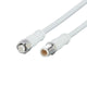 ifm EVF496, Straight Male 4 way M12 to Straight Female 5 way M12 Communication Cable, 20m