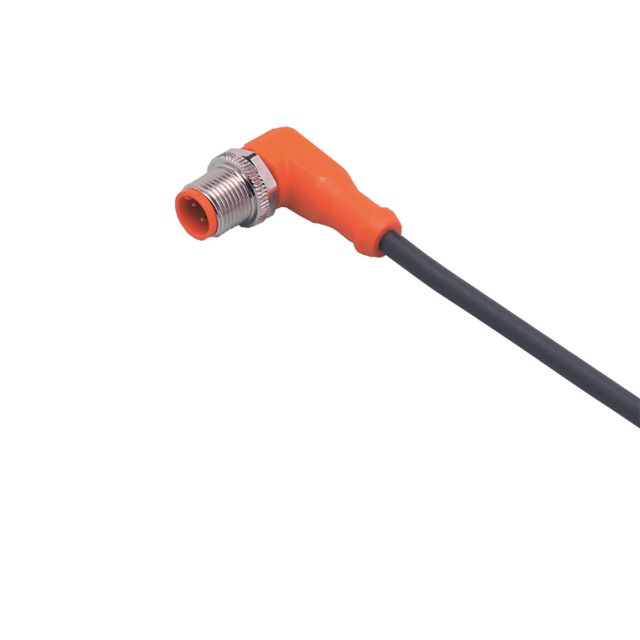 ifm EVC095, Right Angle Male 1 way M12 to Unterminated Actuator/Sensor Cable, 2m