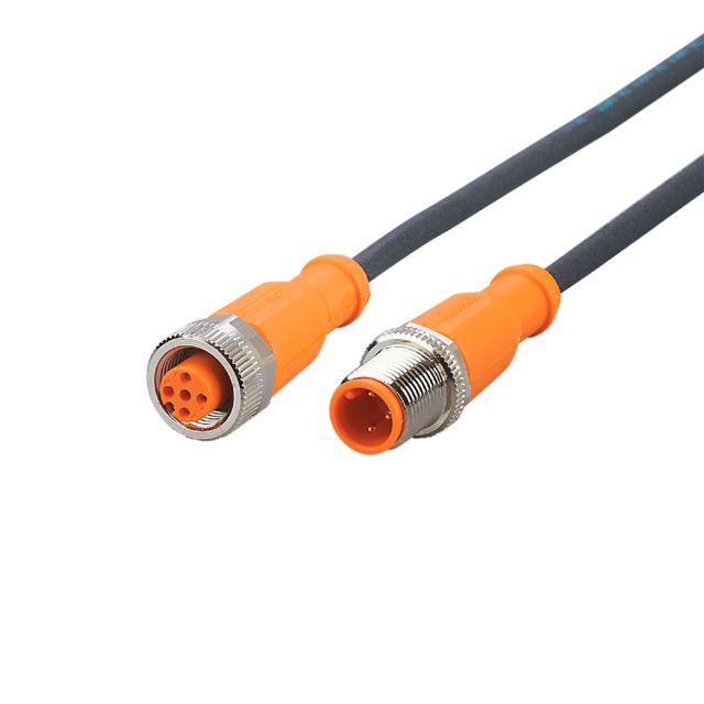 ifm EVC174, Straight Male 1 way M12 to Straight Female 1 way M12 Actuator/Sensor Cable, 1.8m