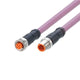 ifm EVC949, Straight Male 5 way M12 to Straight Female 5 way M12 Communication Cable, 5m