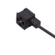 ifm E11651, Right Angle Female 1 way Valve Connector to Unterminated Sensor Actuator Cable, 5m