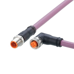 ifm EVC965, Straight Male 5 way M12 to Straight Female 5 way M12 Communication Cable, 2m
