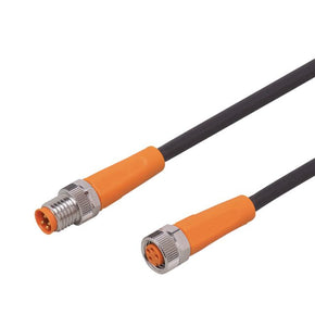 ifm EVC464, Straight Male 4 way M8 to Straight Female 4 way M8 Communication Cable, 15.5m