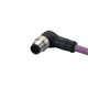 ifm E12215, Right Angle Male 1 way M12 to Unterminated Actuator/Sensor Cable, 6m