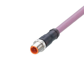 ifm EVCA13, Straight Male 4 way M12 to Straight Female 5 way M12 Communication Cable, 300mm