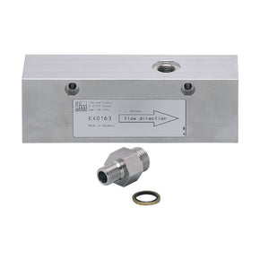 ifm E40163, , E401 Series Adapter for Use with Small Volumetric Flow Quantities