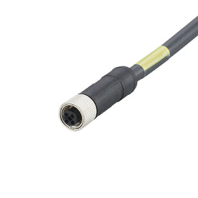 ifm E12497, Power 1.5 mm² 4 Core Power Cable, Black Polyurethane PUR, 20m