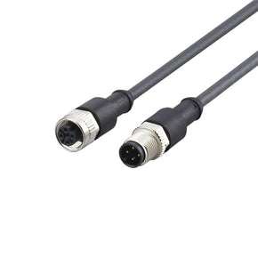 ifm E12332, Straight Male 1 way M12 to Straight Female 1 way M12 Actuator/Sensor Cable, 15m