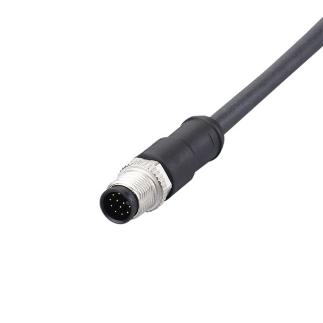 ifm E12455, Straight Male 1 way M12 to Unterminated Actuator/Sensor Cable, 5m