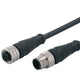 ifm E11230, Straight Male 1 way M12 to Straight Female 1 way M12 Actuator/Sensor Cable, 5m