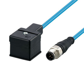 ifm E12508, Straight Male 1 way M12 to Right Angle Female 1 way Valve Connector Actuator/Sensor Cable, 300mm