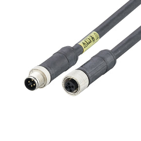 ifm E12429, Power 1.5 mm² 4 Core Power Cable, Black Polyurethane PUR, 20m