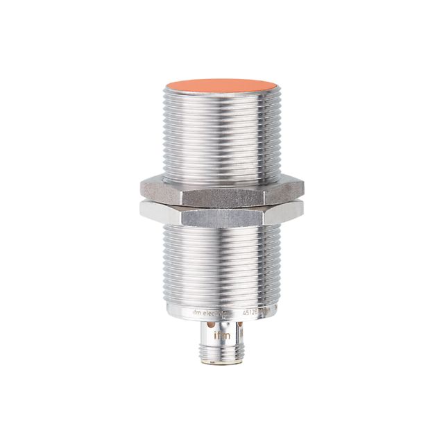 ifm II5986, Inductive Threaded Barrel Proximity Sensor, M30, 1 → 10 mm Detection, PNP/NPN NO/NC, 15 →
