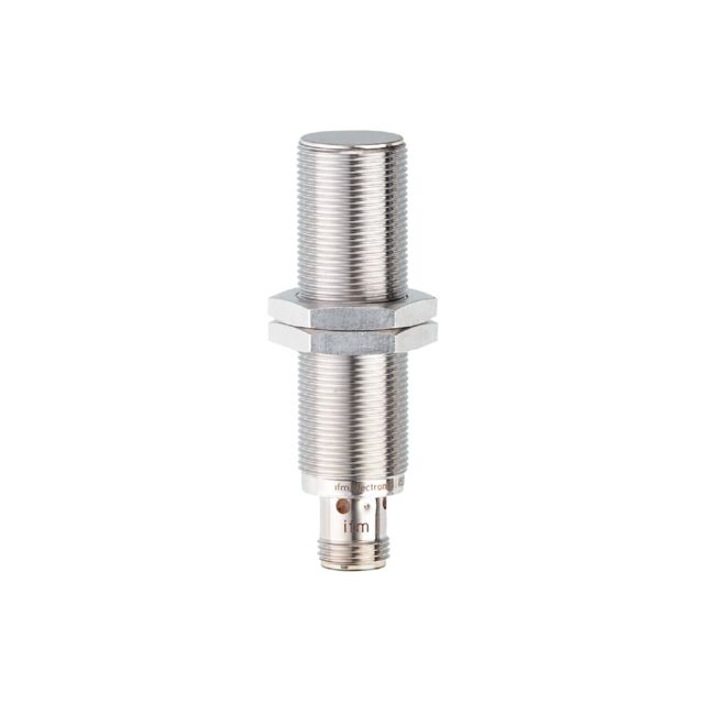 ifm IGC250, Inductive Threaded Barrel Proximity Sensor, M18, 4.5 mm Detection, PNP NC, 10 → 30 V dc