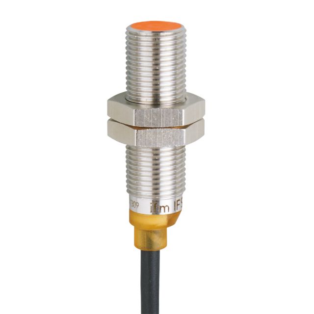 ifm IFS258, Inductive Threaded Barrel Proximity Sensor, M12, 4 mm Detection, NPN NO, 10 → 30 V dc