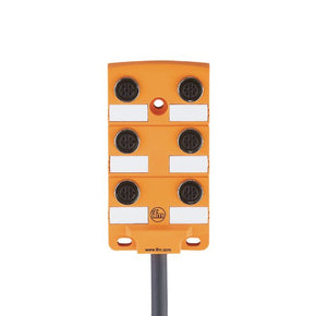 ifm EBC030, EBC Series Sensor Box, M12, 10m cable, 6 port