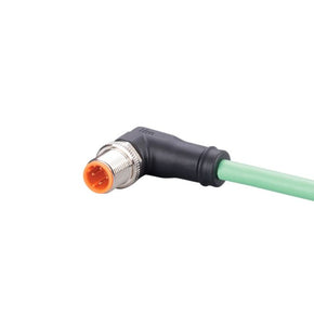 ifm EVC901, Right Angle Male 4 way M12 to Right Angle Male 4 way M12 Communication Cable, 20m