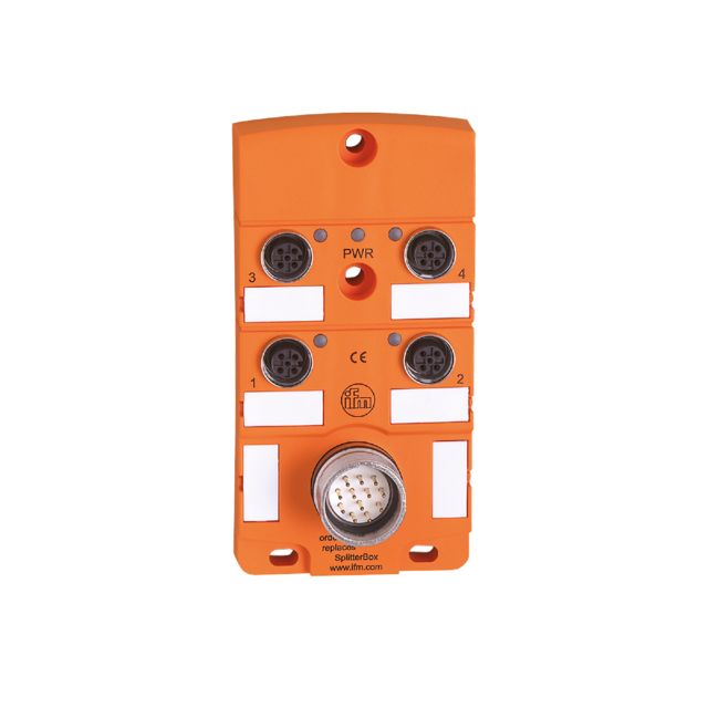 ifm EBC002, EBC Series Sensor Box, M12, 4 port
