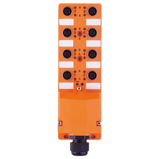 ifm EBT005, EBT Series Sensor Box, M12, 8 port