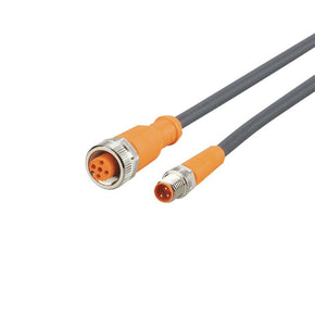 ifm EVC259, Straight Male 1 way M8 to Straight Female 1 way M12 Actuator/Sensor Cable, 5m