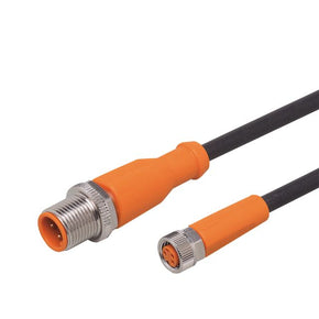 ifm EVC221, Straight Male 1 way M12 to Straight Female 1 way M8 Actuator/Sensor Cable, 600mm