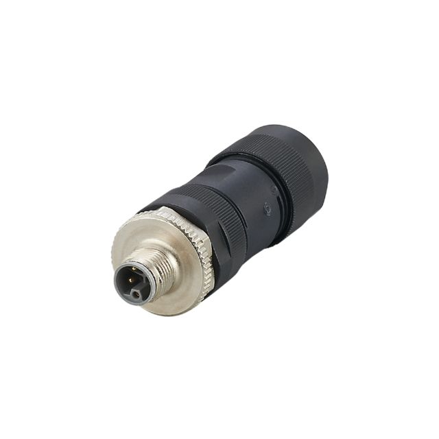 ifm E12673, Industrial Circular Connectors, 1 Contacts, Screw, M12 Connector, Plug, Male, IP67, E Series Series