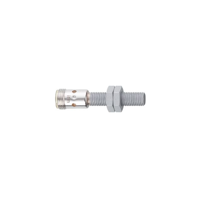 ifm IEW207, Inductive Threaded Barrel Proximity Sensor, M8, 2 mm Detection, PNP NO, 10 → 30 V dc
