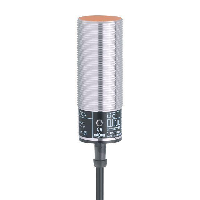 ifm II0051, Inductive Threaded Barrel Proximity Sensor, M30, 10 mm Detection, 2-Wire NO, 20 → 250 V ac/dc, 20