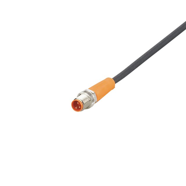 ifm EVC344, Straight Male 3 way M8 to Straight Female 5 way M12 Communication Cable, 2m