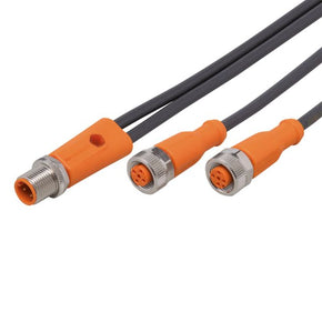 ifm EVC510, Straight Male 5 way M12 to Straight Female 5 way M12 Communication Cable, 300mm