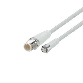 ifm EVF236, Straight Male 3 way M12 to Straight Female 3 way M8 Communication Cable, 300mm